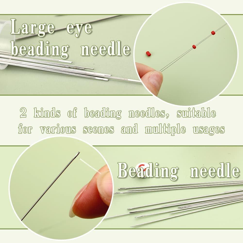 58 Pcs Beading Needles Set Seed Beads Needles Bead Needles Tool