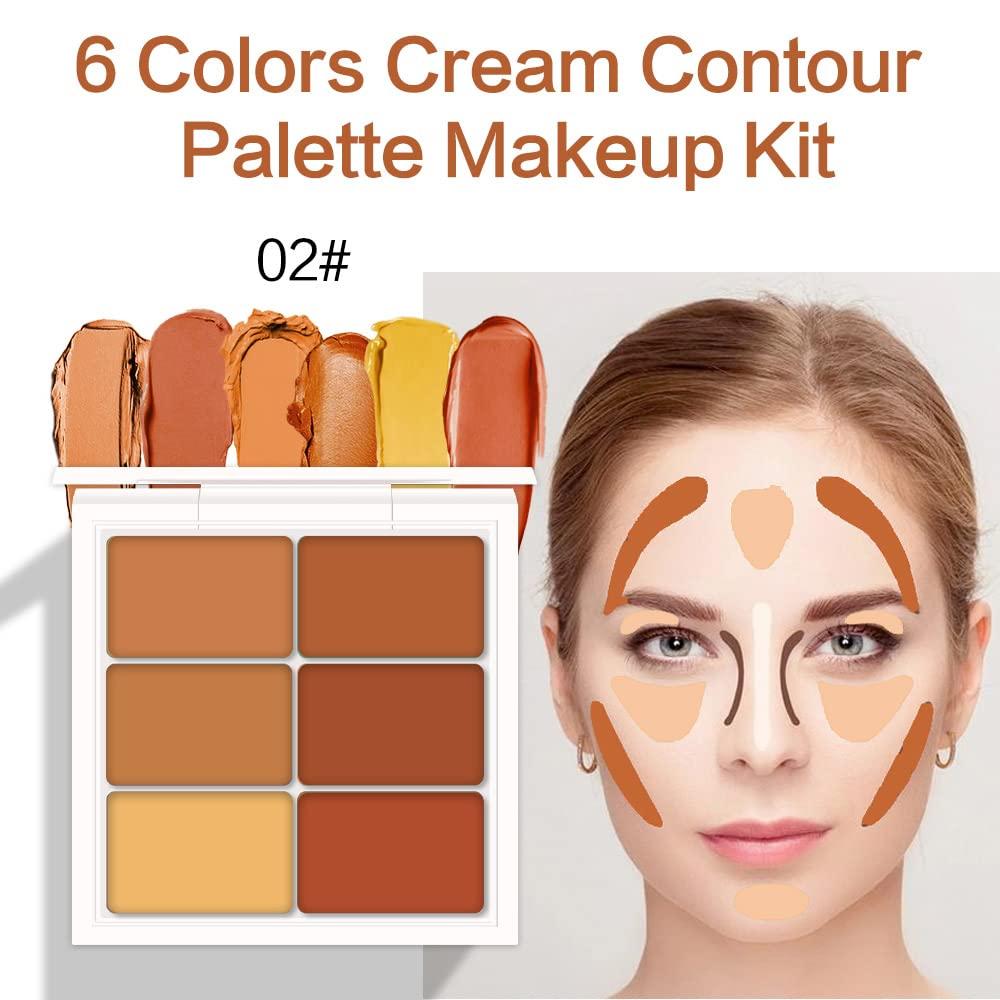 Waterproof Color Corrector Palette for Dark Circles, Red Marks & Scars