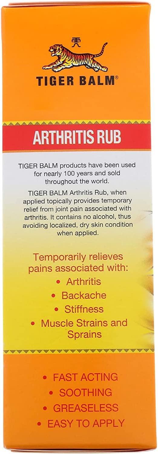 Tiger Balm Arthritis Rub, 4 Ounce -- 3 per case.