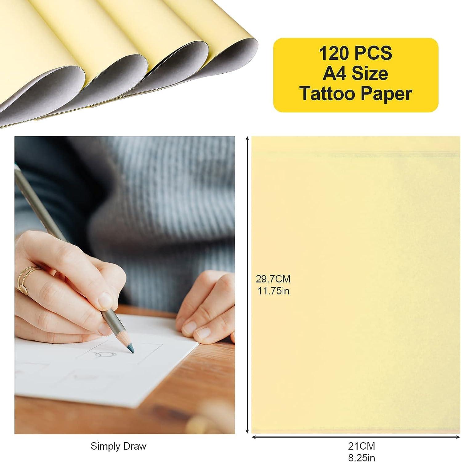 Tattoo Transfer Paper 120 Sheets Stencil Paper for Tattooing 4