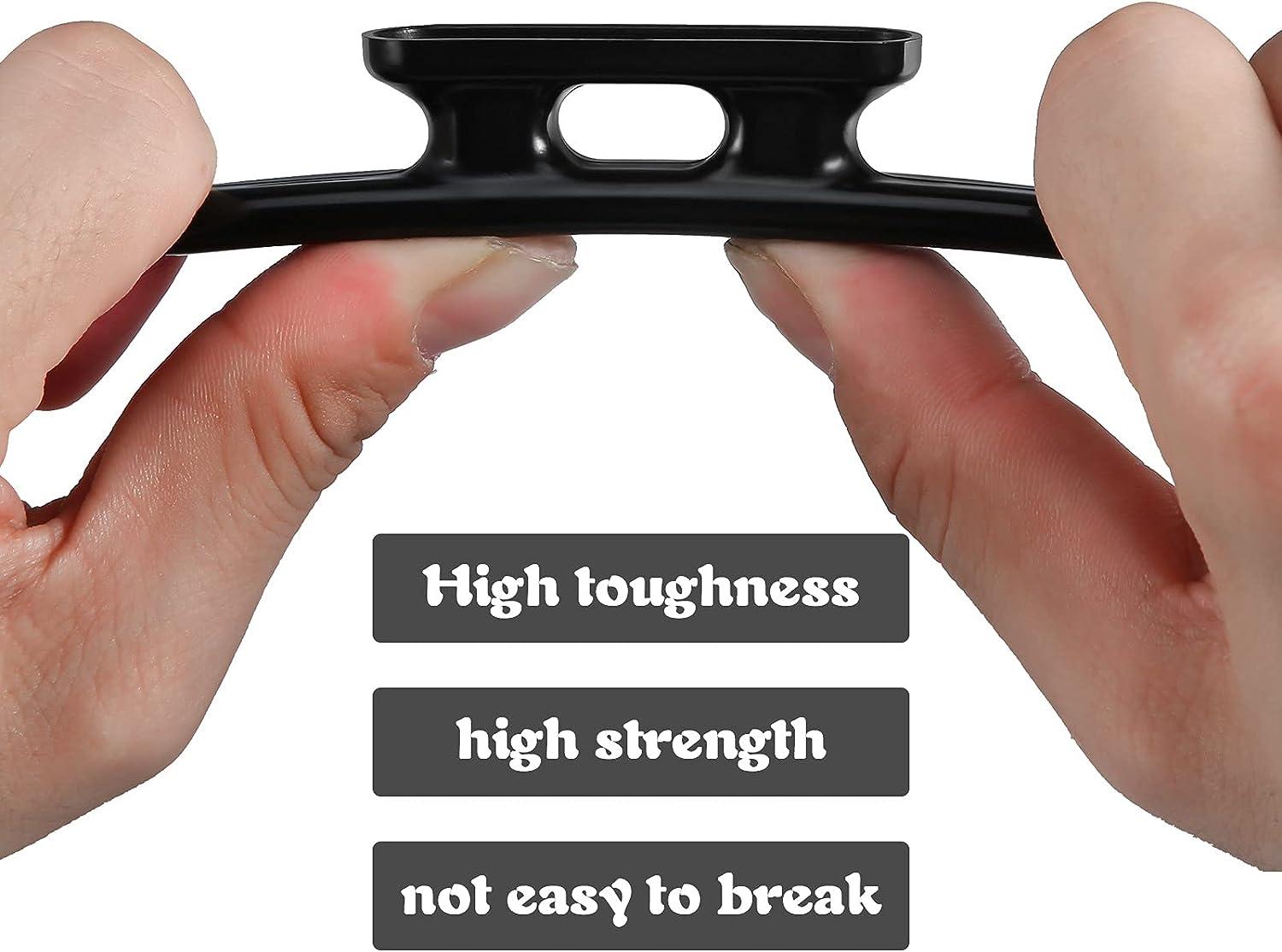 HESTYA Black Boat Cleat Kayak Cleats 4 Inch Strong Nylon Cleats for