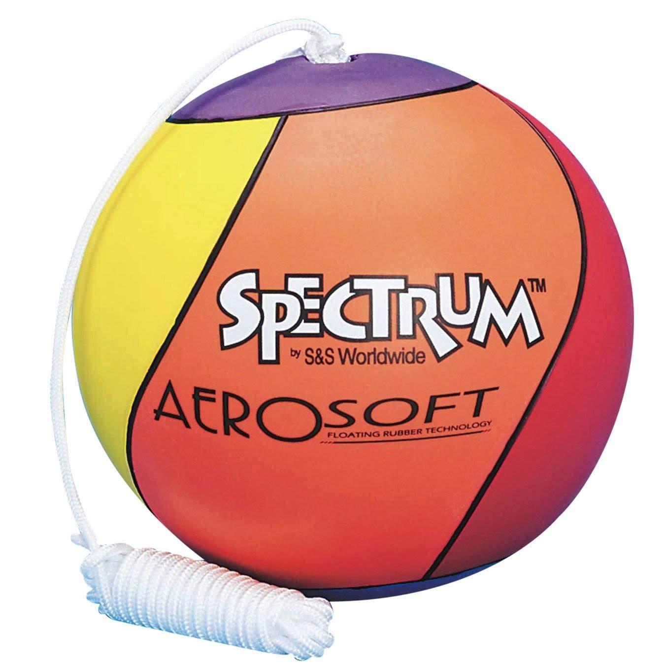 S&S Worldwide Spectrum Rainbow Soft Rubber Tetherball - Durable ...