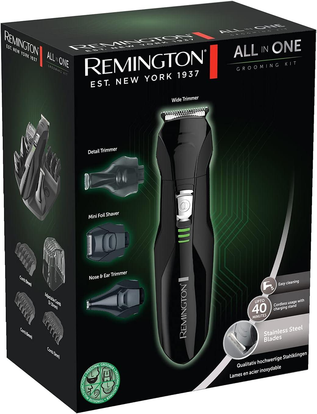 Remington All-In-One Grooming Kit Beard Trimmer, Hair Clipper