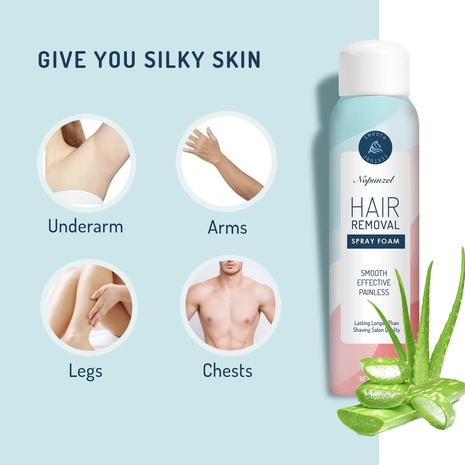 Effective & Painless Hair Removal Spray Foam for Women Safe