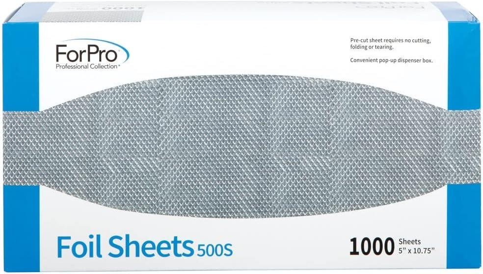 ForPro Embossed Foil Sheets 500S, Aluminum Foil, PopUp Foil Dispenser