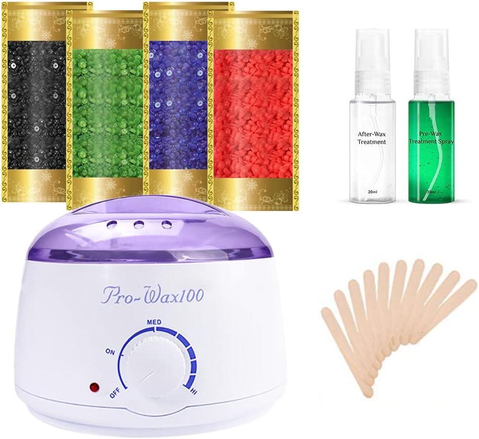 Portable Electric Wax Warmer for Total Body Hair Removal Facial