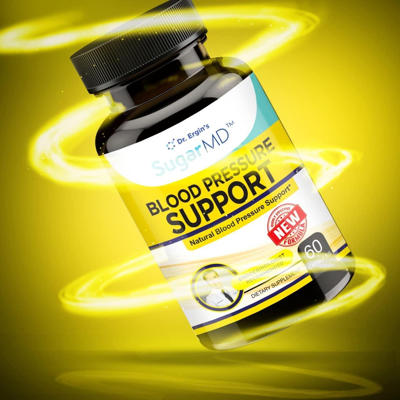 SugarMD Dr. Ergin's Advanced Natural Blood Pressure Supplement 60