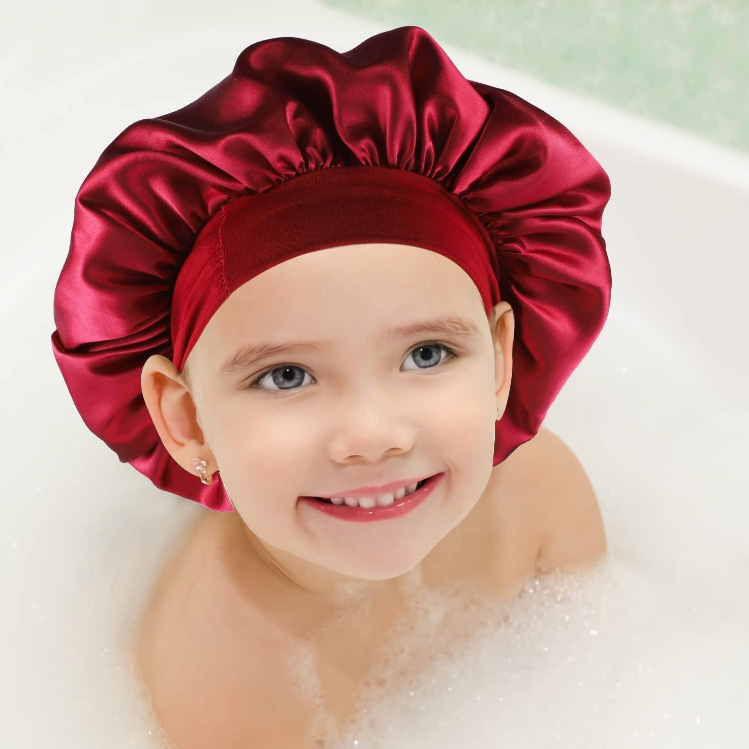Toddler Bonnet Silk Bonnet For Kids Silk Satin Hair Bonnet For