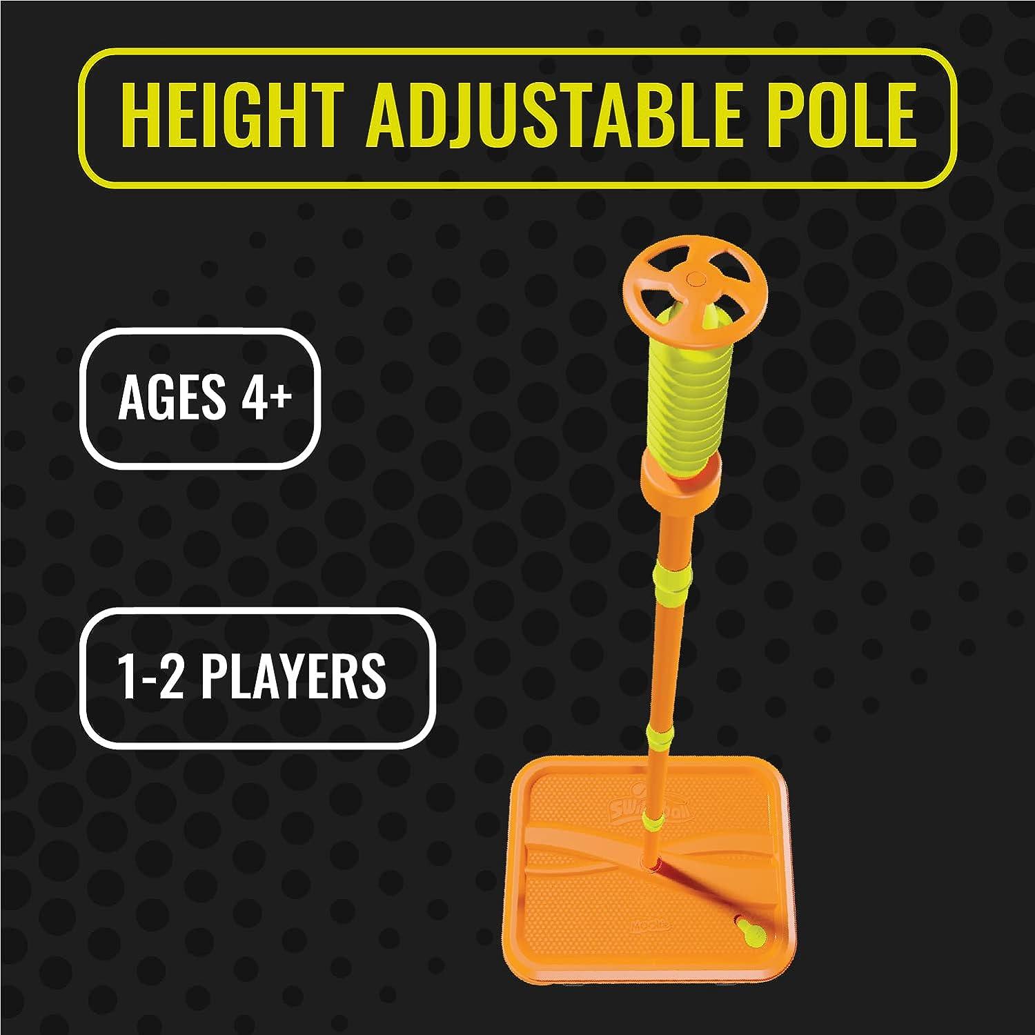 Swingball Tournament Tether Tennis Game with up to 4 Feet Adjustable