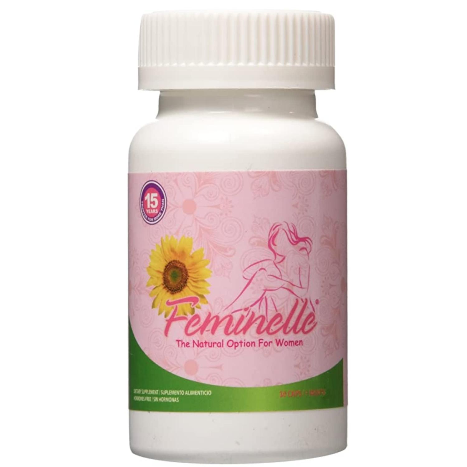 Feminelle 60 Capsules - New Version - Pack of 2 Bottles