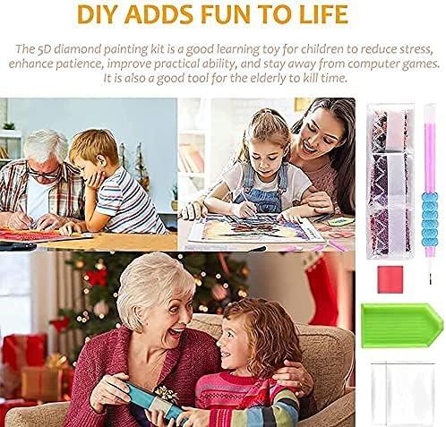 5D Diamond Painting Kits for Adults Flower Full Drill Diamond dotz Kits for  Adults Diamond Art Diamond dots Paint with Diamonds kit : : Toys