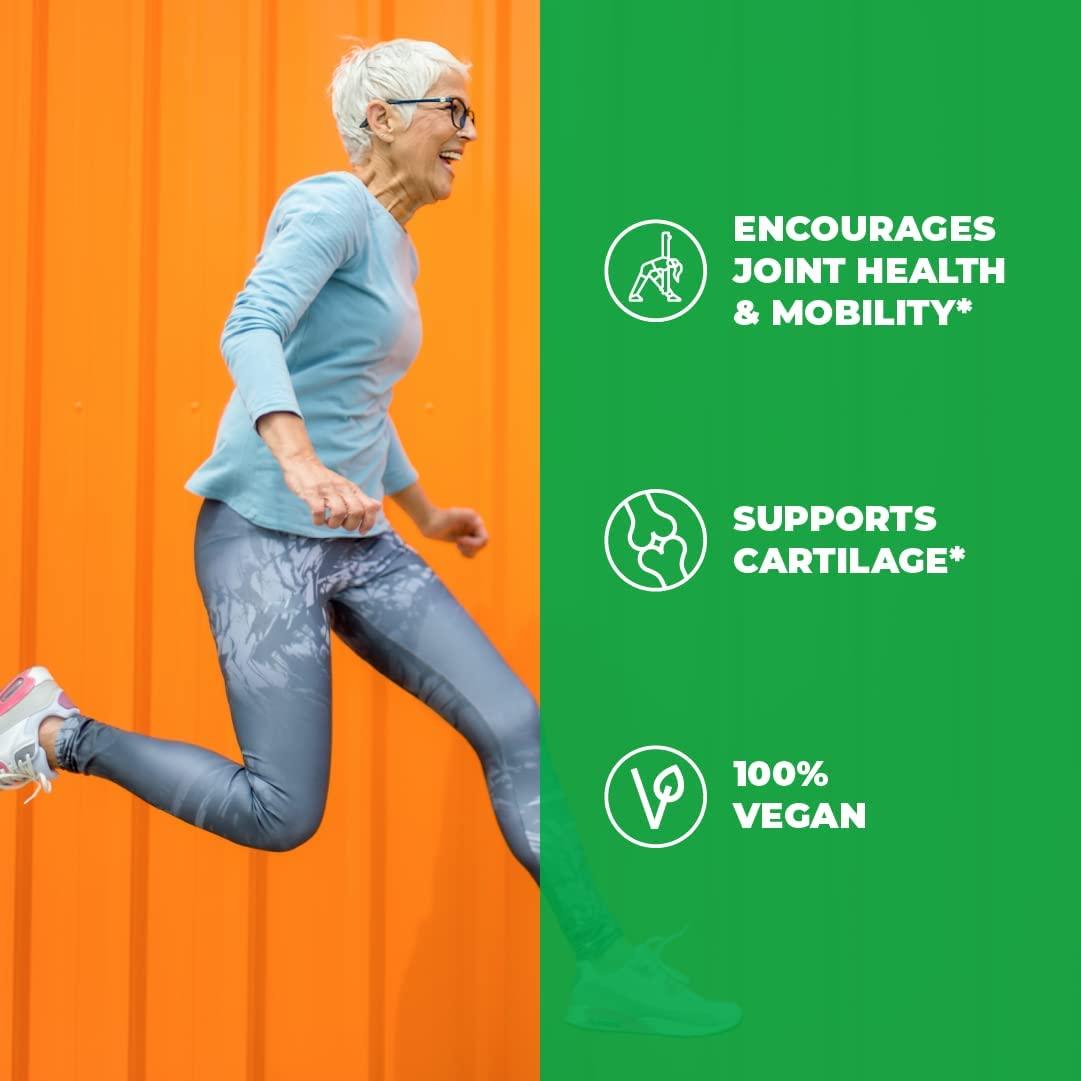 PlantBased Vegan Glucosamine Chondroitin Joint Support Supplement 90