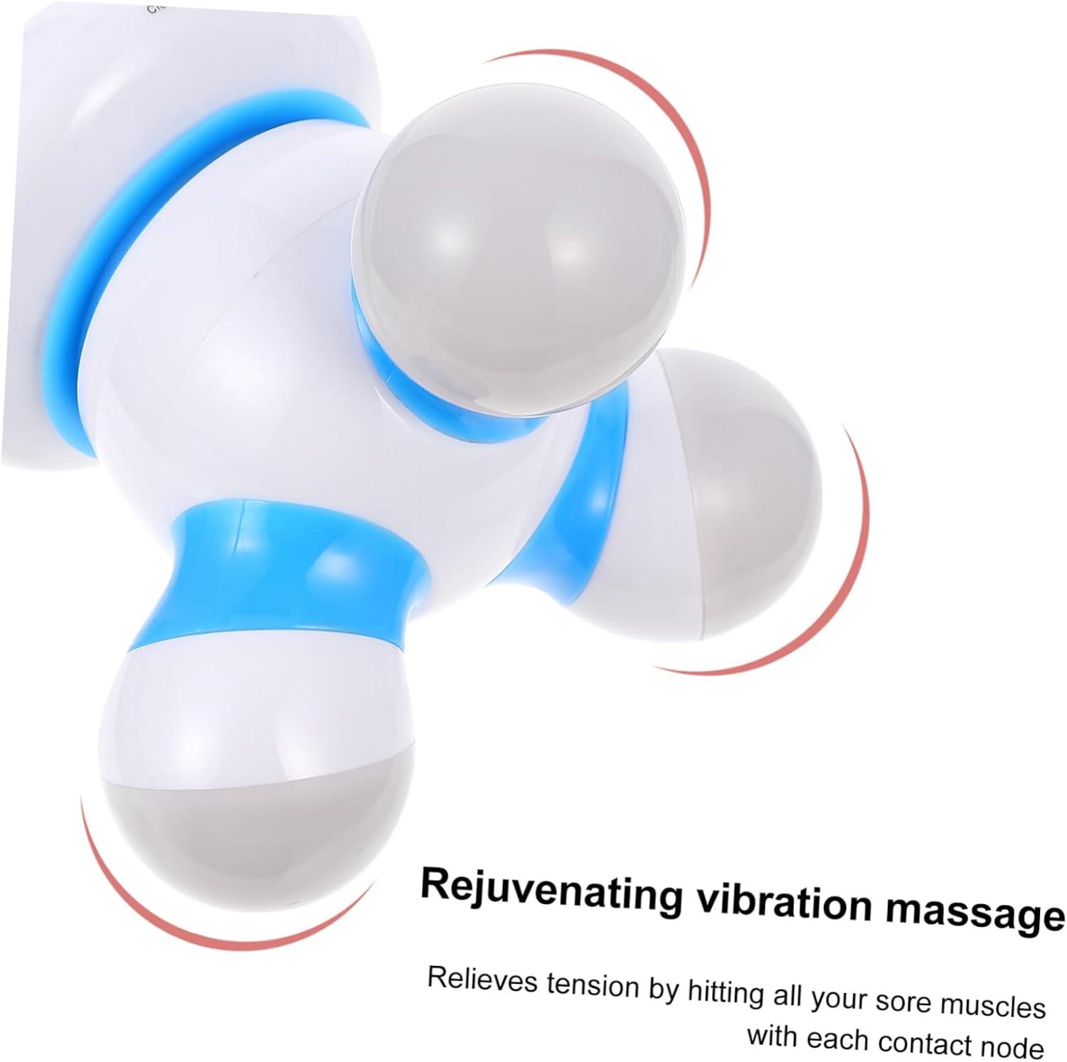 Beavorty 1Stk Electric Hand & Shoulder Massager Vibrating Back Massage  Roller & Multifunctional Tool for Office Relief | 9.5x9.5cm Blue | Buy Now  with Express International Delivery