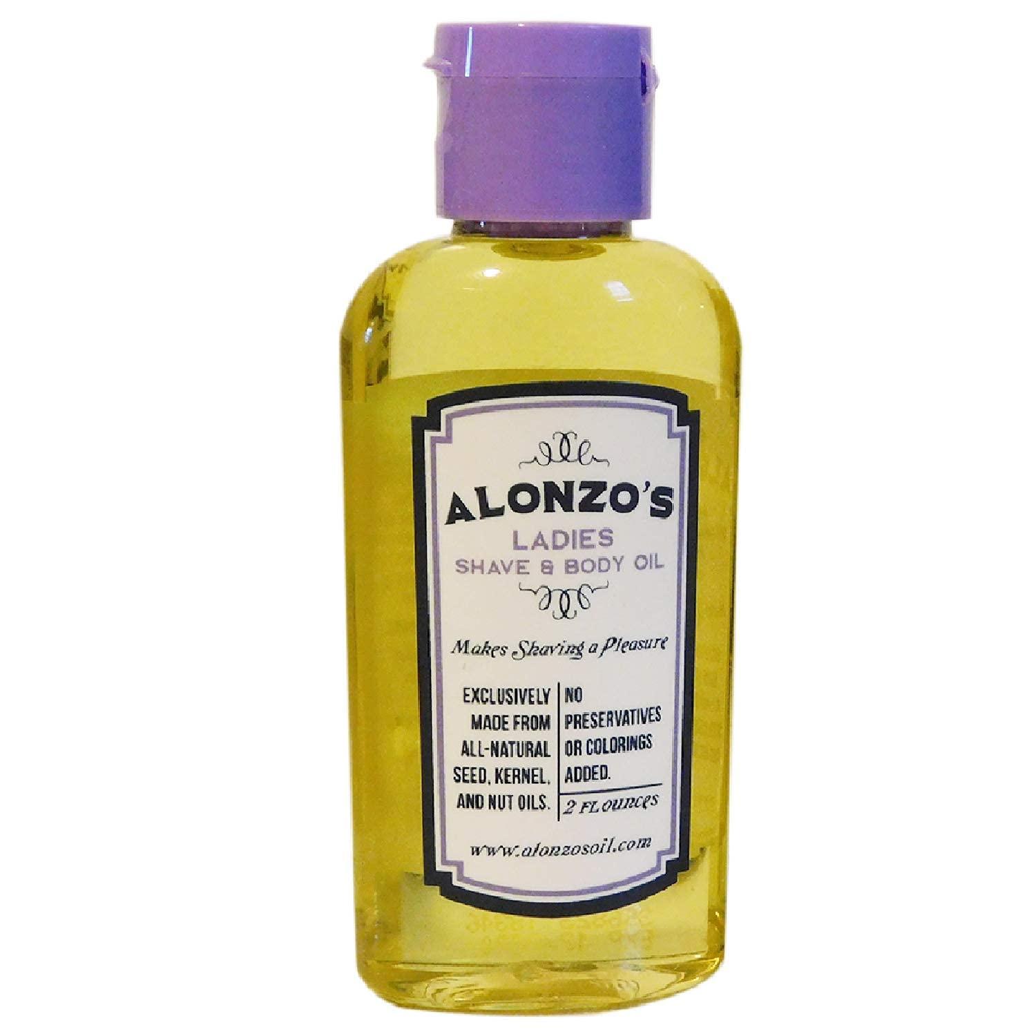 Alonzos Sensational Shave Shaving Oil for Women (2 Oz Bottle) All