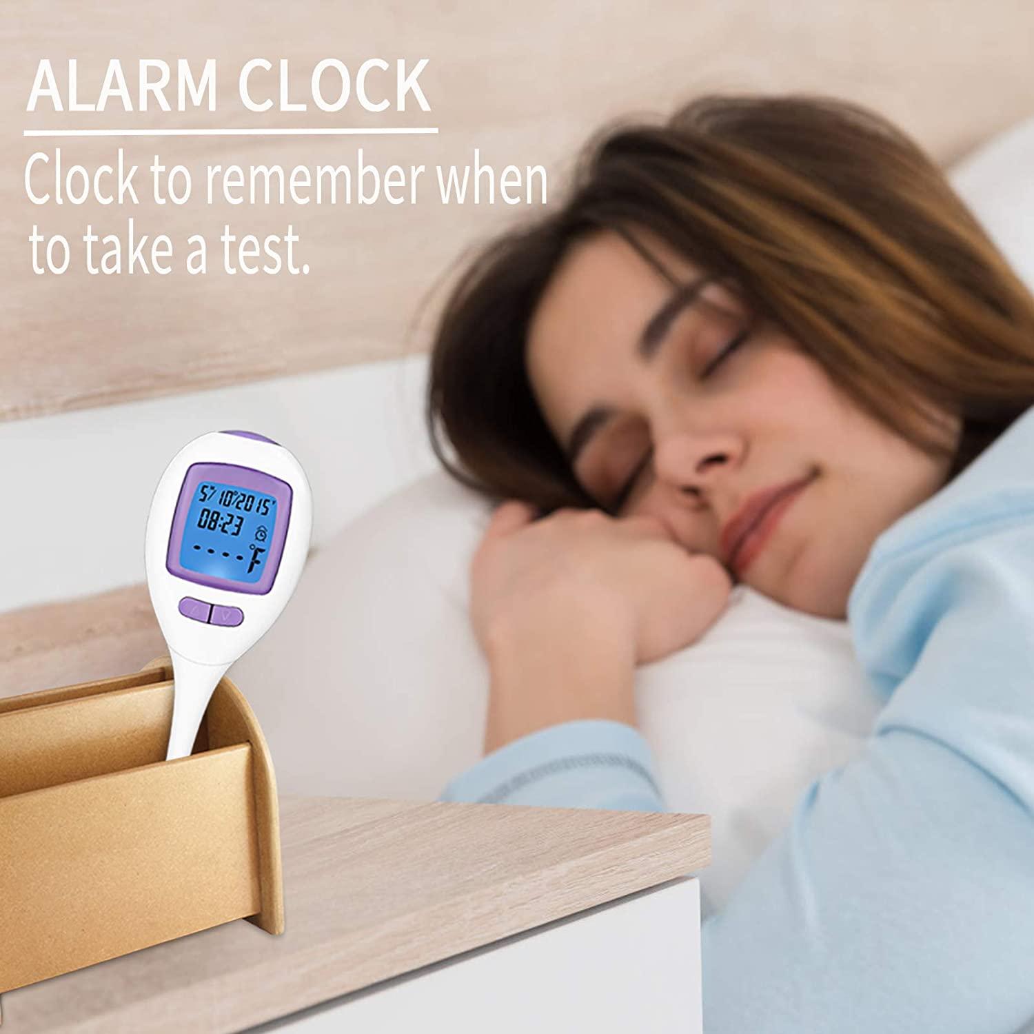 Digital Basal Thermometer for Ovulation Tracking, +/0.09F Accuracy,60