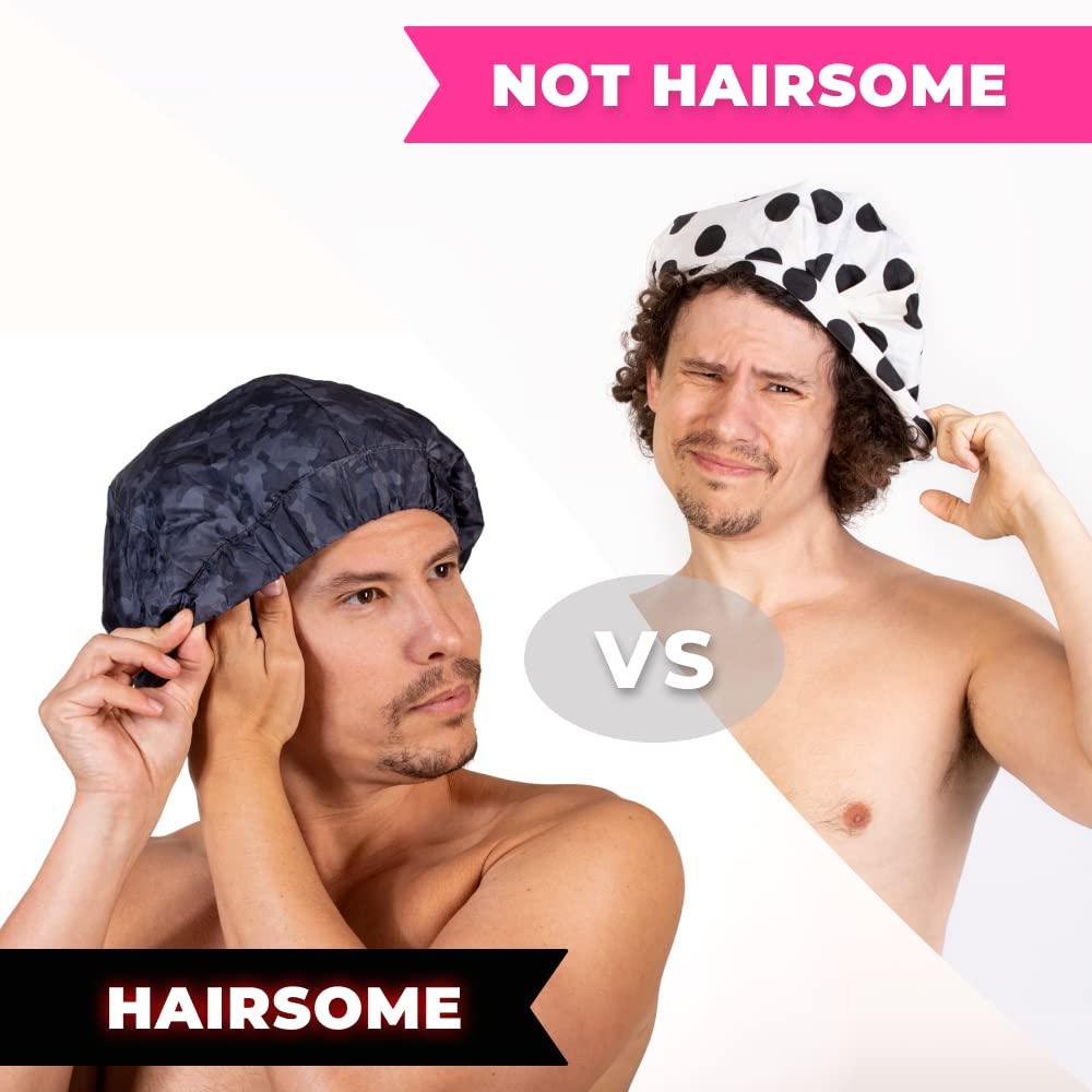Men Shower Cap For dreadlocks, braids, curls, locs, curly Hair