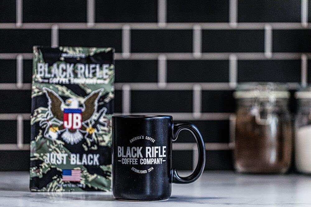 Black Rifle Coffee Just Black Medium Roast Ground Coffee 12 oz Bag