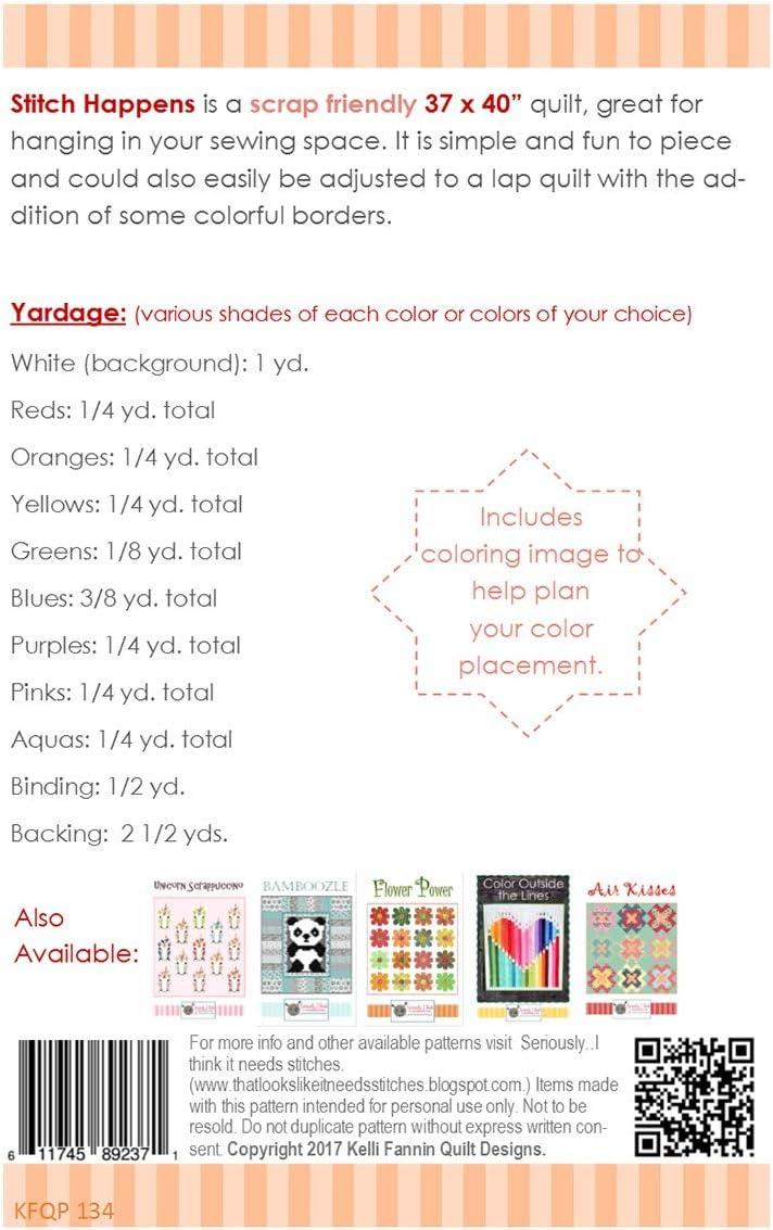 Stitch Happens Quilt Pattern DIY Quilting Design for Unique and