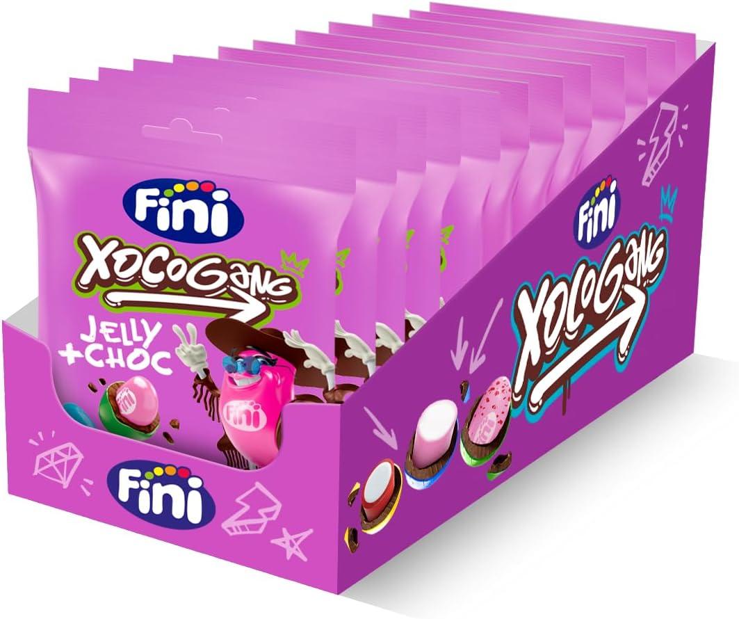 FINI Xocogang Jelly & Choc Milk Chocolate Coated Jelly Beans 80g x