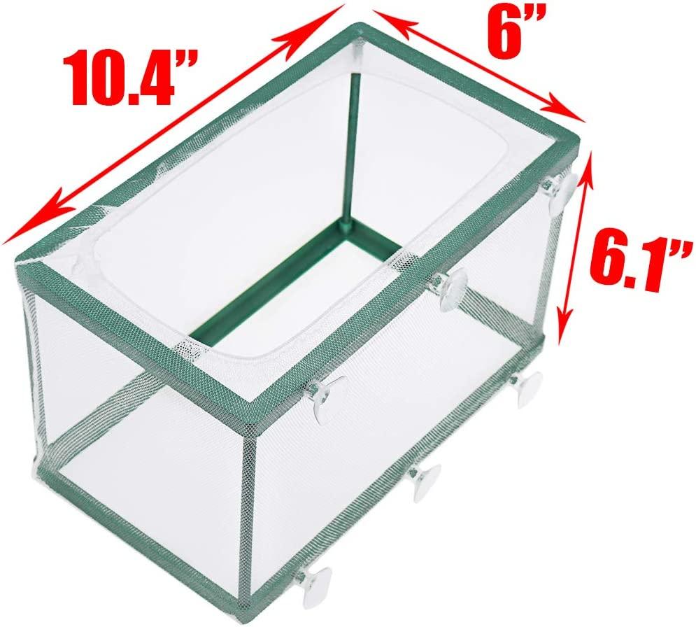 Xiaoyztan Aquarium Mesh Hatchery Breeder Plastic Frame Fish Tank