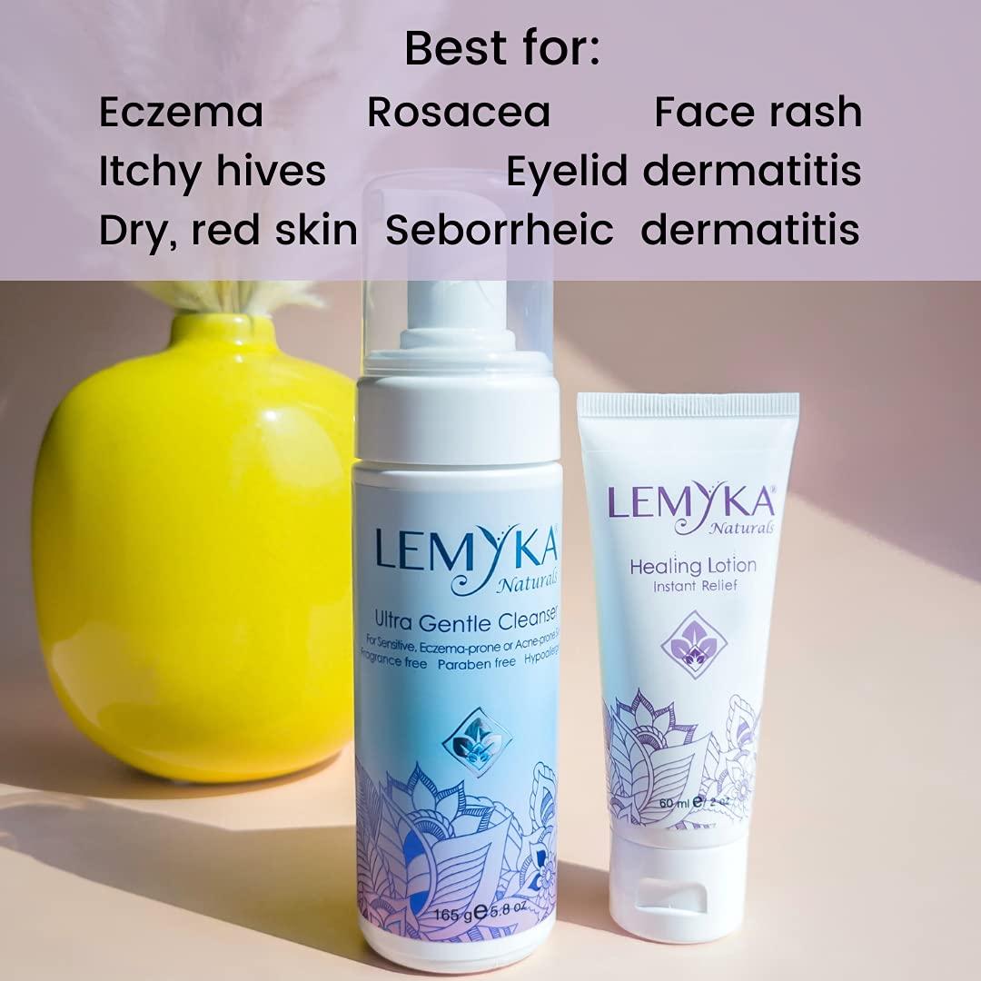 Rosacea cream face redness relief facial rash lotion for eczema