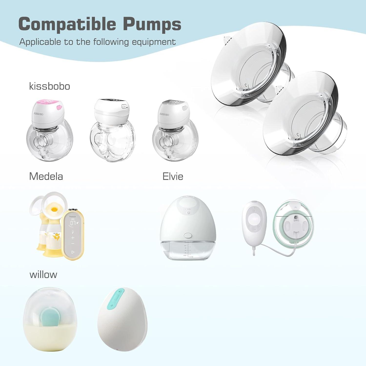 Kissbobo 4 pc Duckbill Valves Compatible with momcozyS9/S10/S12/TSRETE