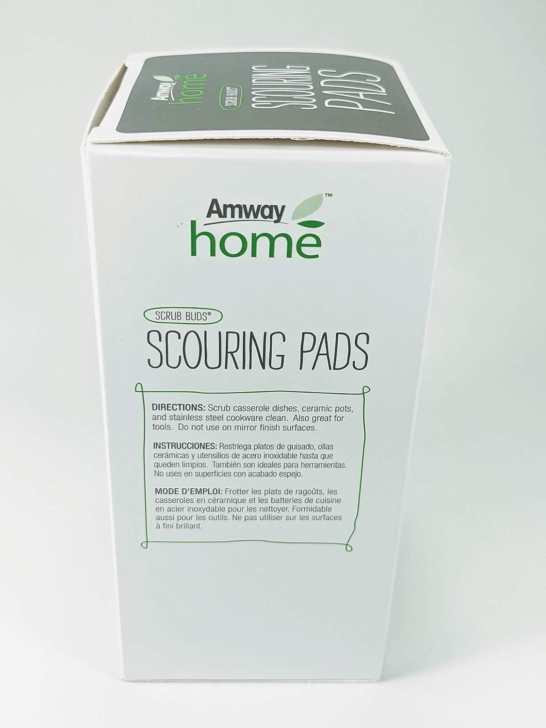 Amway Stainless Steel Scouring Pads 4 Pack Scrub Buds for Tough