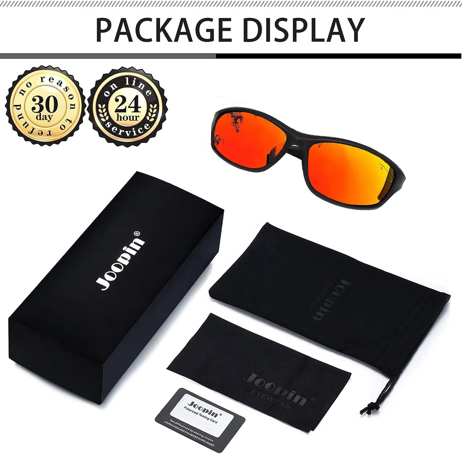 Joopin Sport Sunglasses Polarized UV Protection Wrap Around Sun