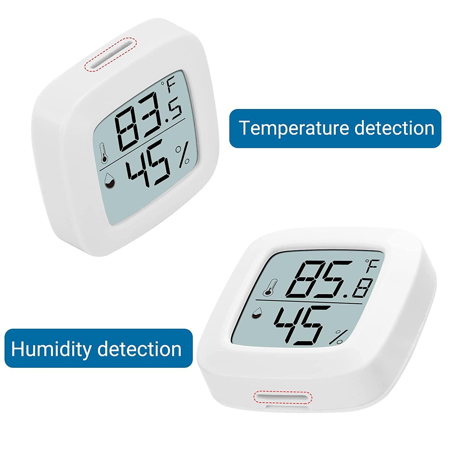 Terrarium Digital Hygrometer Thermometer Reptile Easy To Read Terrarium  Thermometer Humidity Gauge for Aquarium Tank 