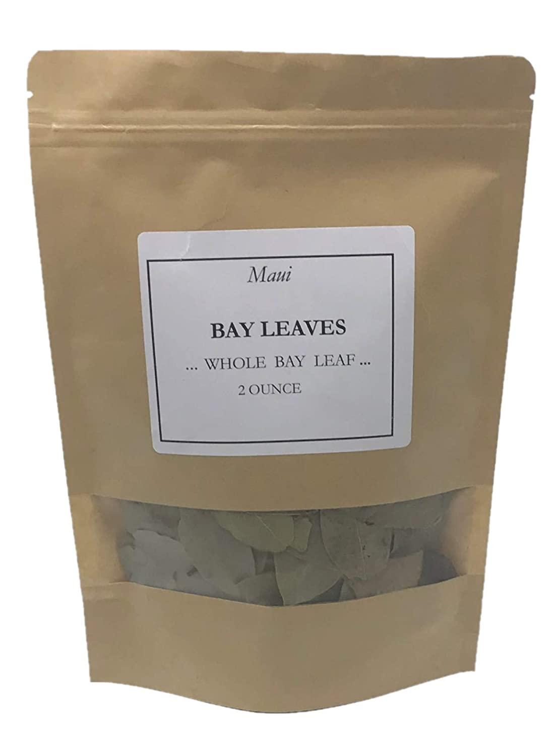 Maui Whole dried bay leave. 2 OZ Fresh bay leaves Natural Non Gmo