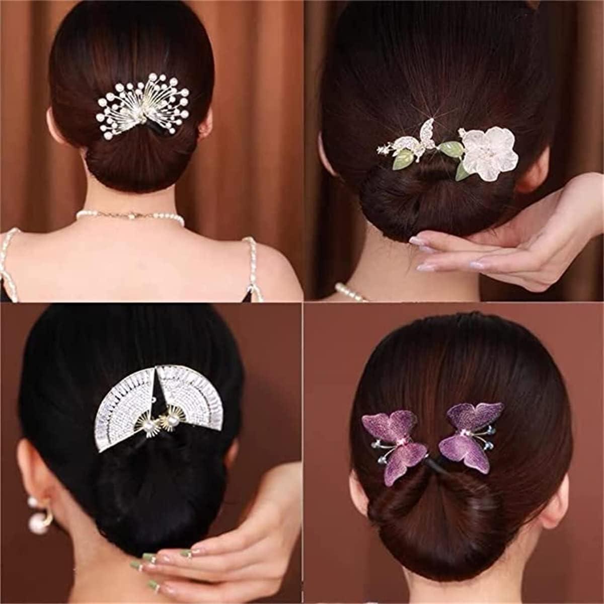 6 Pieces Deft Bun Hair Tie French Twist Hairstyle India | Ubuy-gemektower.com.vn
