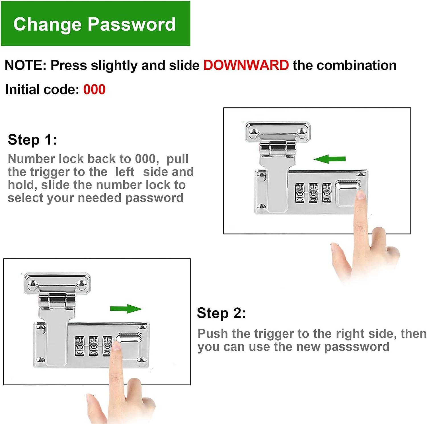 eoere 5.8L Combination Lock Medicine w/Separate Removable