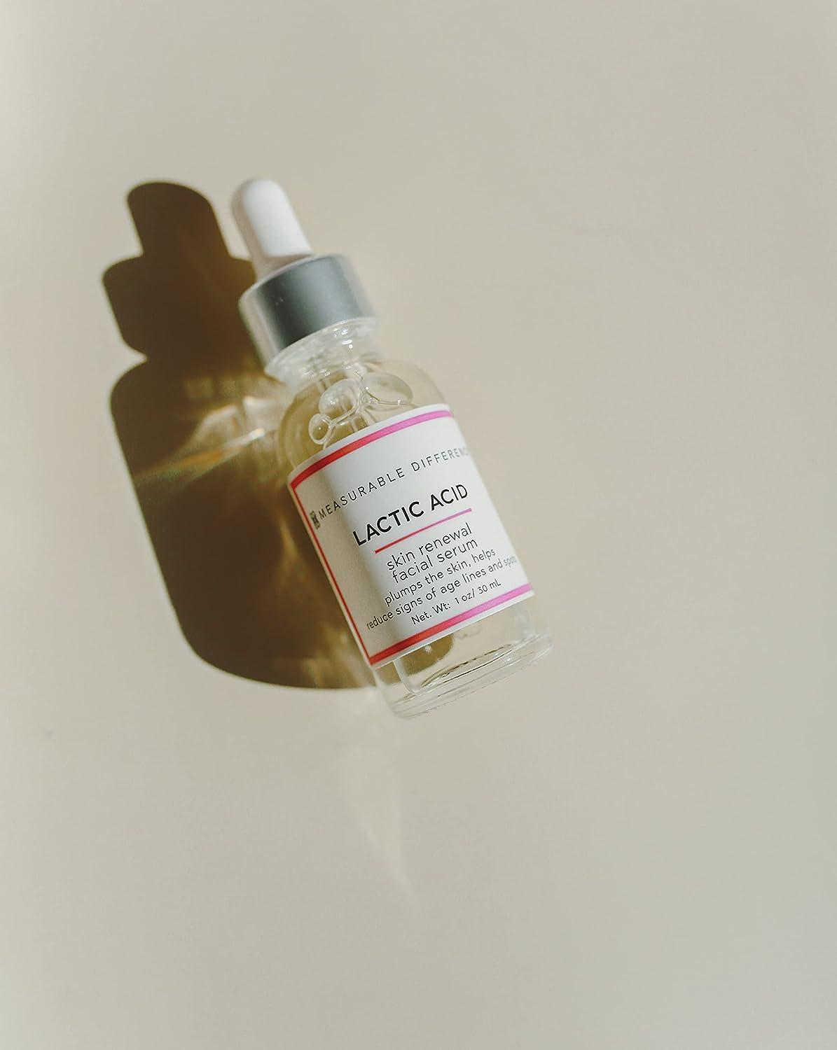 Measurable Difference Lactic Acid Face Serum Exfoliating Serum that