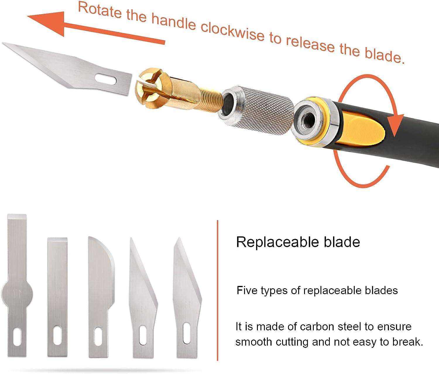 NEWISHTOOL Precision Hobby Knife Utility Exacto Knife Set with Sharp