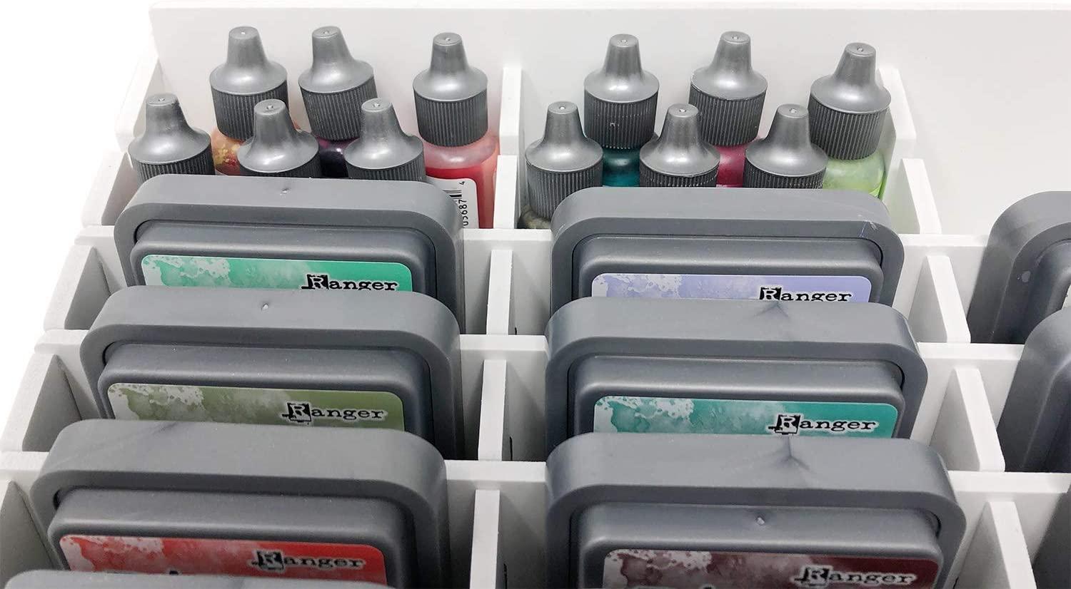 Pixiss Model Paint Storage Case - Acrylic Paint Organizer Holder