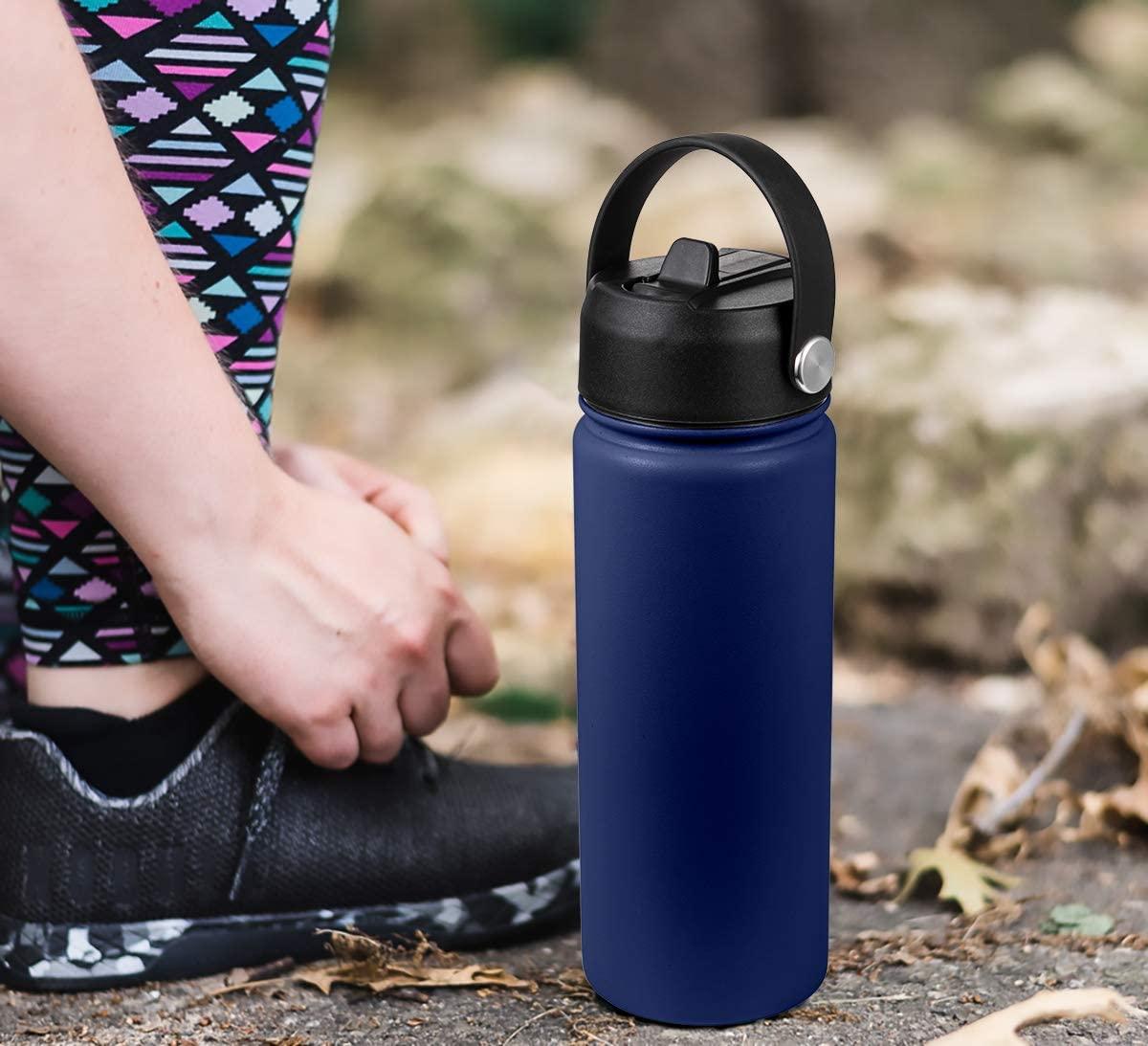 40 Oz Hydropeak Straw Lid Regeny Straw Lid For Hydro Flask Wide Mouth 32/40  Oz Black