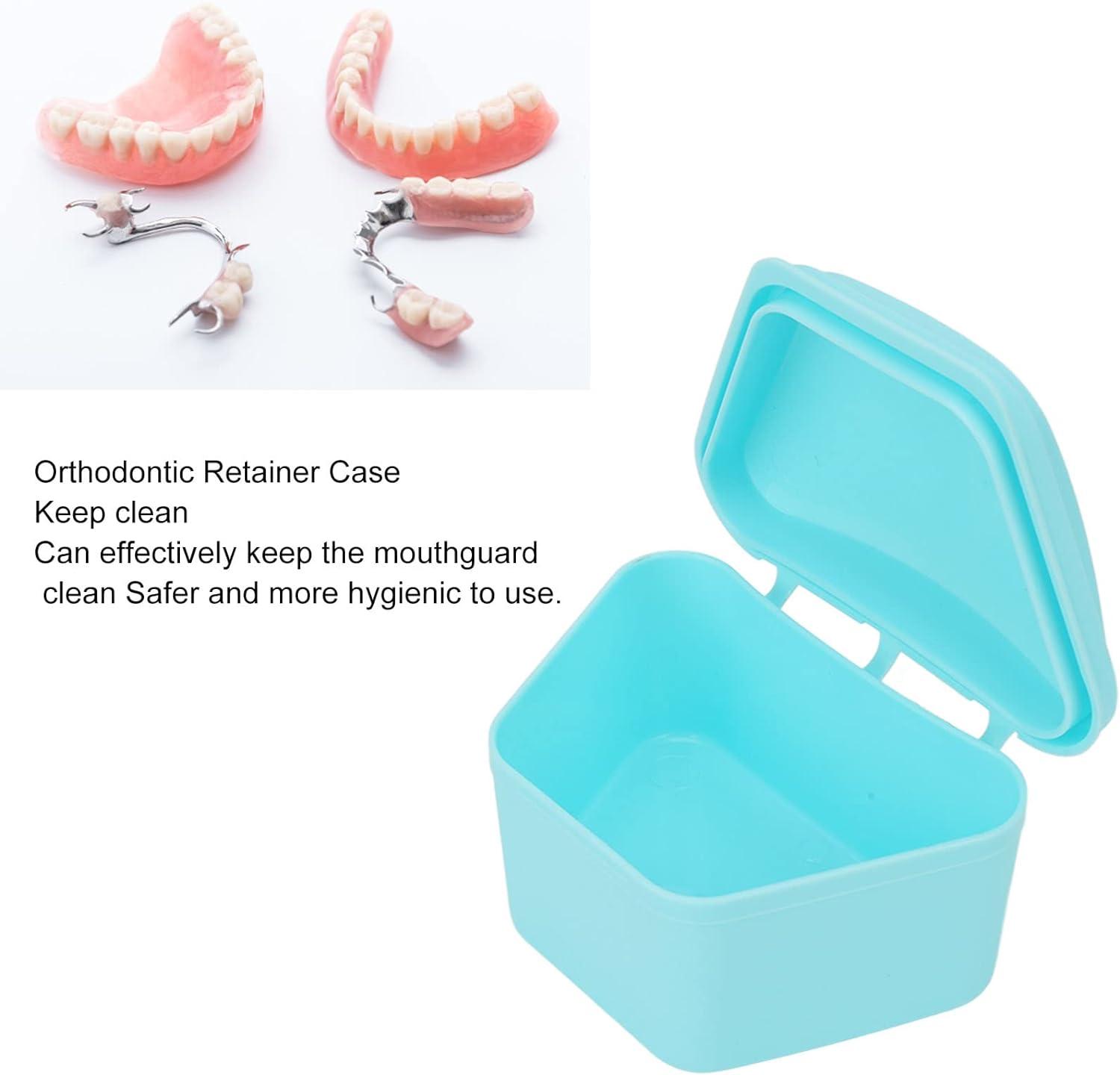 50Pcs Dental Orthodontic Retainer Box Denture Storage Container
