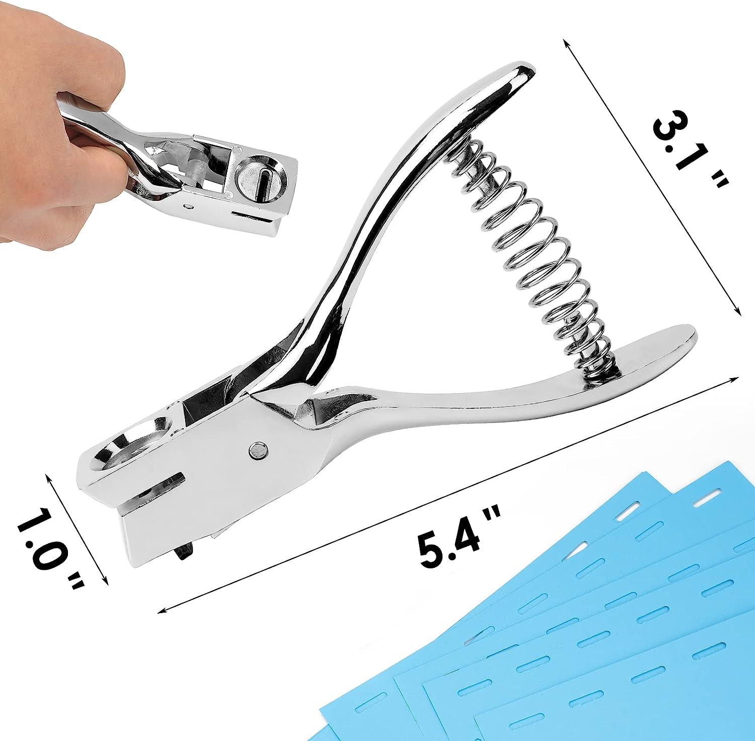 Hole Punch 1 Count, Single Hole Punch Silver Color Hole Puncher, Paper  Punch
