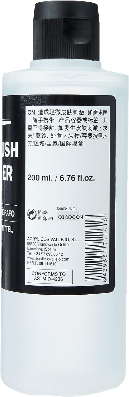 Vallejo Paint 71199 Airbrush Cleaner 200ml Bottle – Trainz
