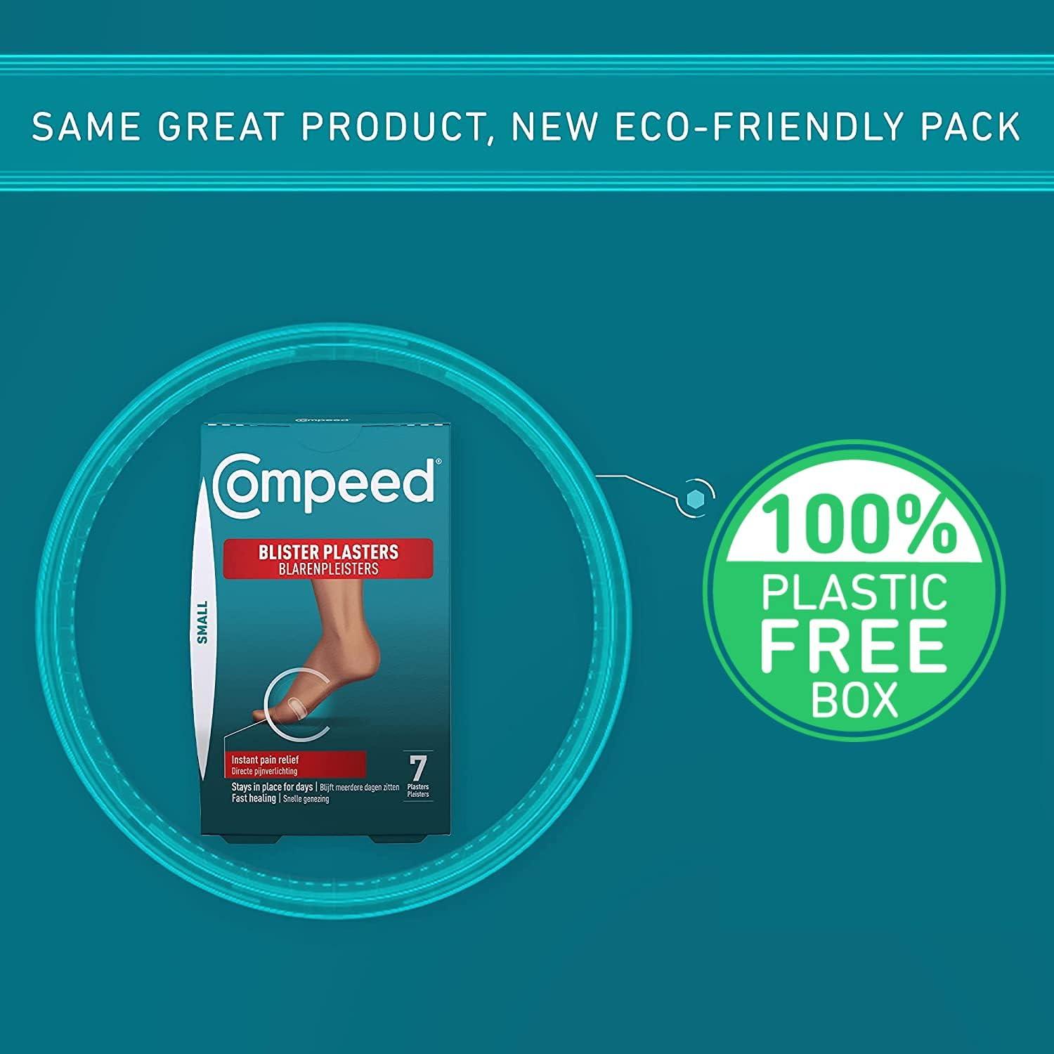 Compeed Small Size Blister Plasters 7 Hydrocolloid Plasters Foot Treatment Heal Fast 100