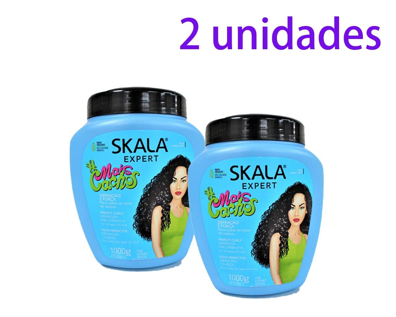 SKALA Expert Mais Cachos 2 IN 1 Conditioning Treatment Cream 1000 KG 35.2  Ounce (Pack of 2) 16 Ounce (Pack of 2)