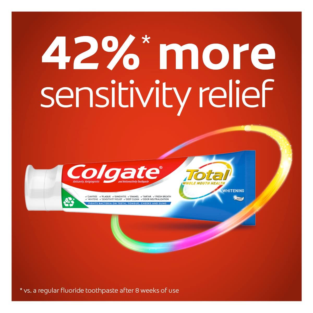 Colgate Total Whitening Toothpaste with Stannous Fluoride and Zinc