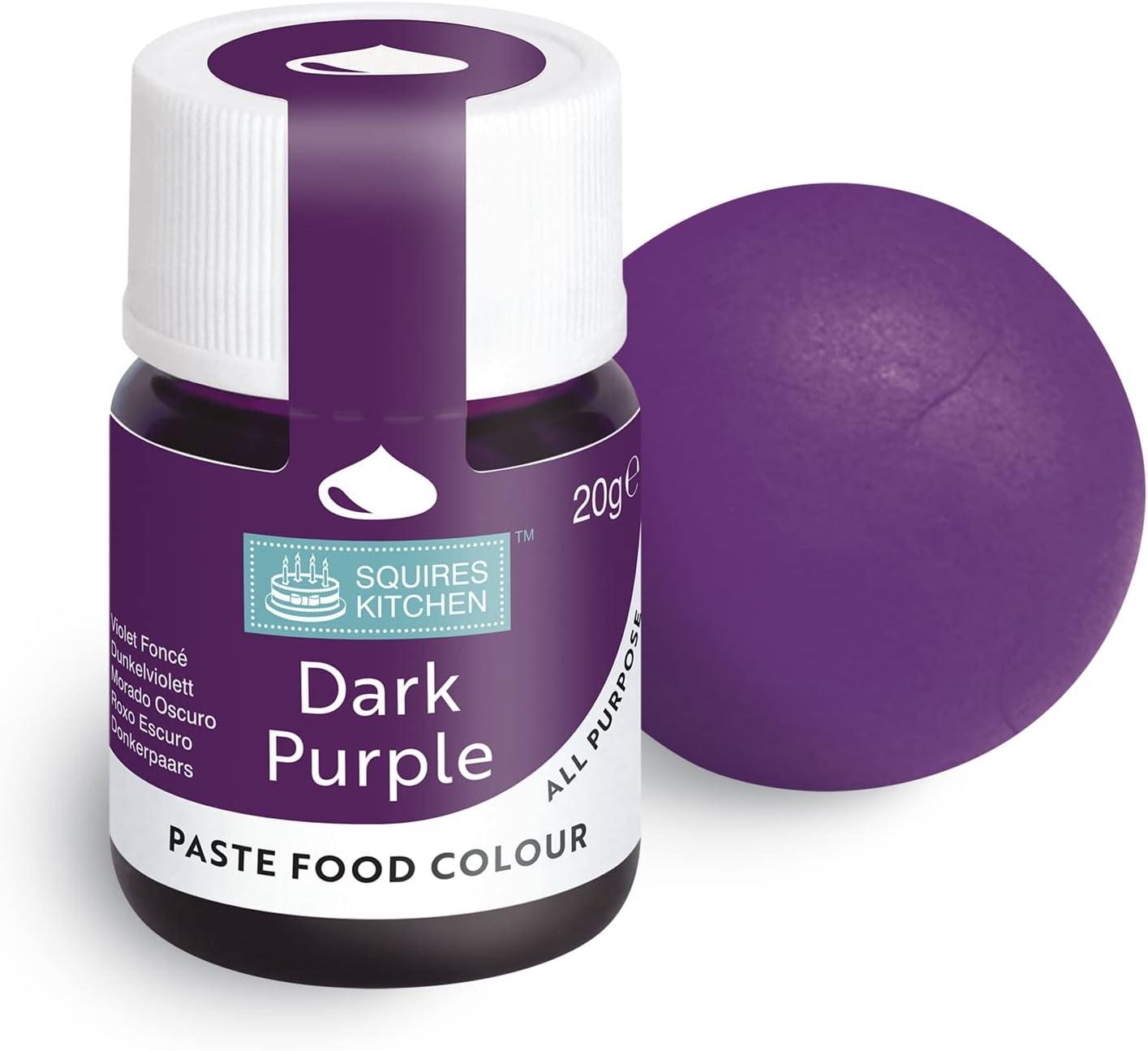 Squires Kitchen Dark Purple Food Colouring Paste 20g Concentrated Dye
