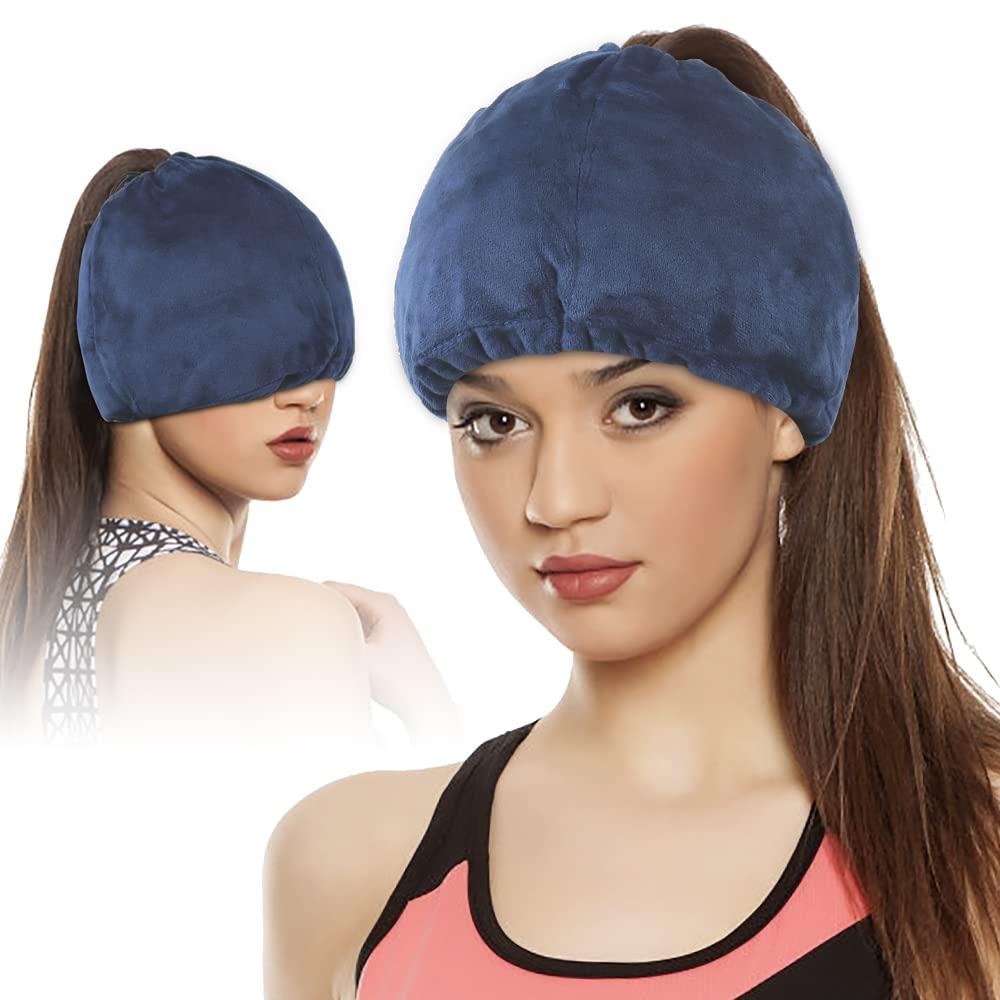 Hilph®Gel Ice Cap for Migraine, Reusable Headache & Migraine Relief Hat