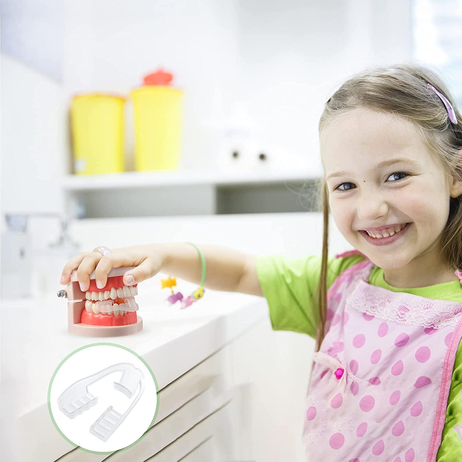 12Piece Kids Nighttime Mouth Guard Set for Teeth Clenching and