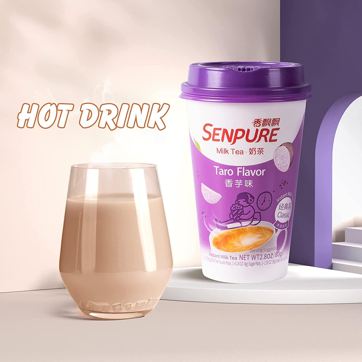 Senpure Instant Taro Milk Tea Kit with Coconut Jelly - 6
