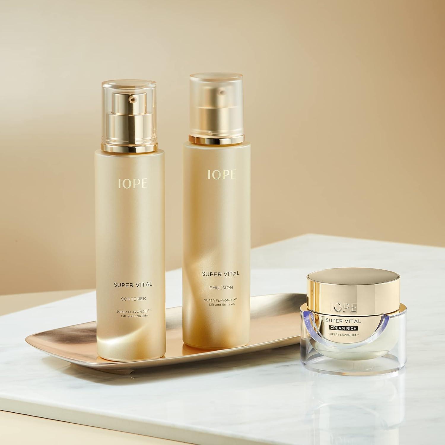 IOPE Super Vital Skin Care Set - Luxury Korean Anti-Aging Gift Set