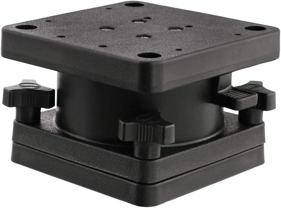 Scotty 1026 Swivel Pedestal Mount for All Downrigger Models,Black,Small