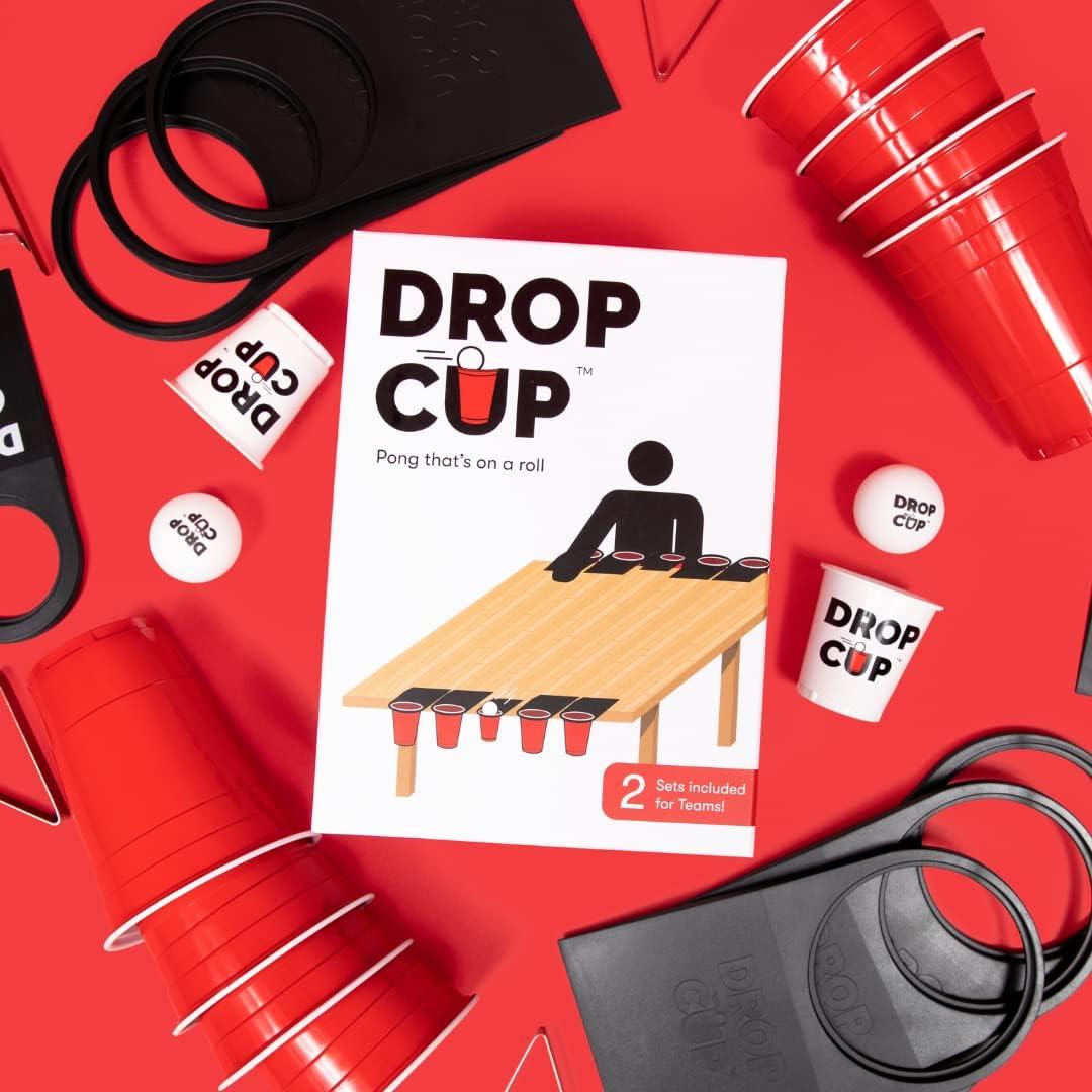 Drop Cup - Pong That's On A Roll - Family Friendly Party Game