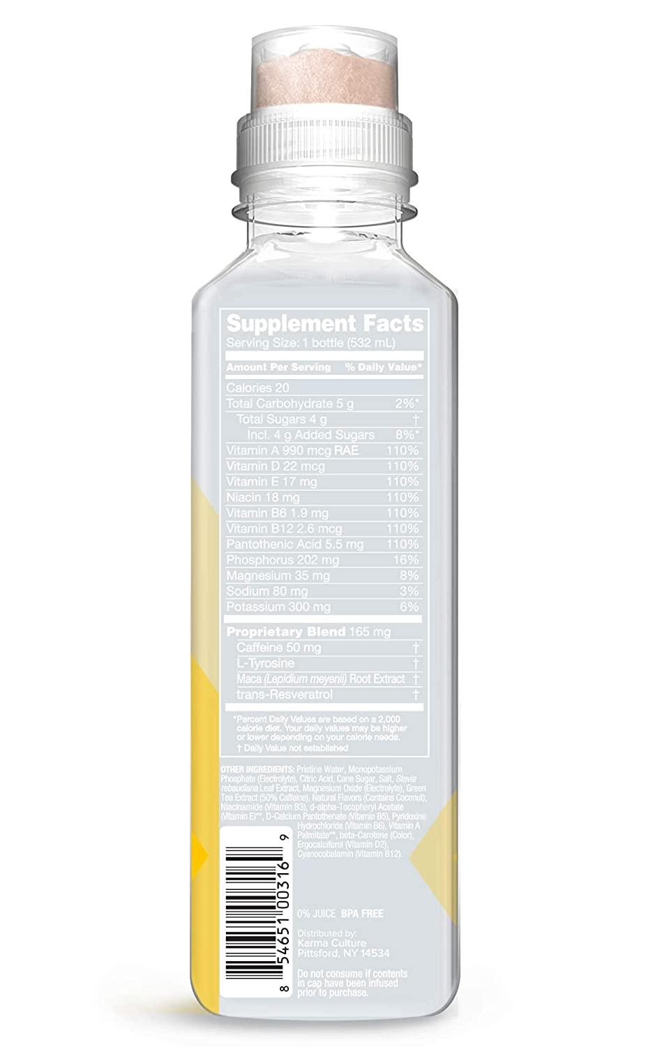 Karma Wellness Pineapple Coconut Flavored Vitamin Water 216 Fl Oz